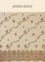 Mohey Beige Saree Bel Buti Pattern - Image 5